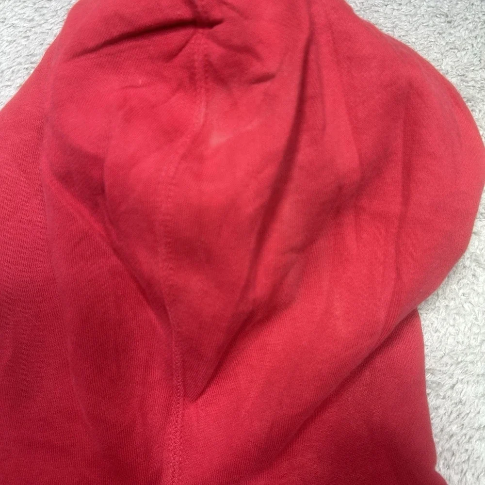Nike Jordan Essentials Fleece Pullover Hoodie Mens L Red Sweatshirt SPOTS DA9818